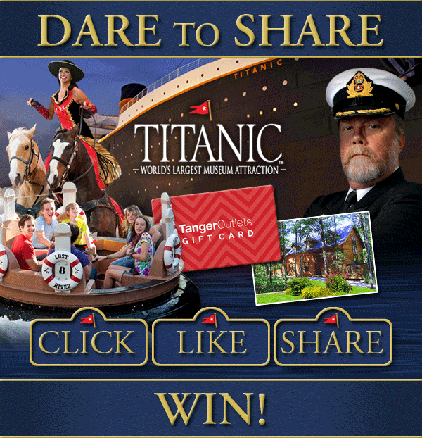 Titanic Dare to Share - Click, Like, Share, Win!