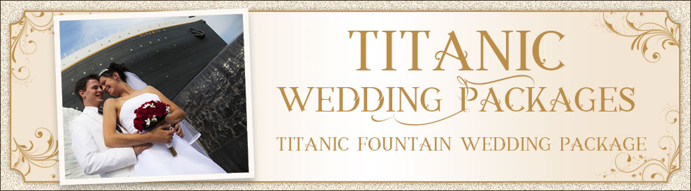 Titanic Pigeon Forge Fountain Wedding Package
