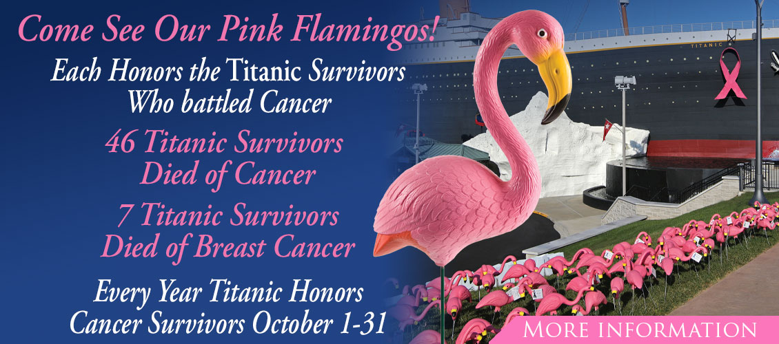 Every year Titanic honors cancer survivors October 1-31.