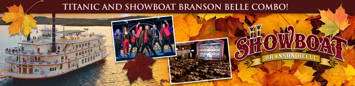 Save when visiting Titanic and Showboat Branson Belle in Branson, MO. Order combo package.