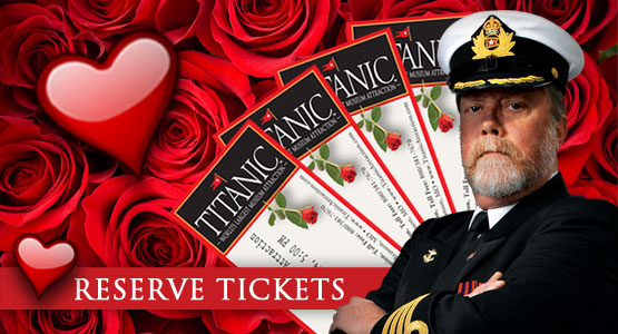 Titanic Branson Tickets. Reservations Required. 800-381-7670.