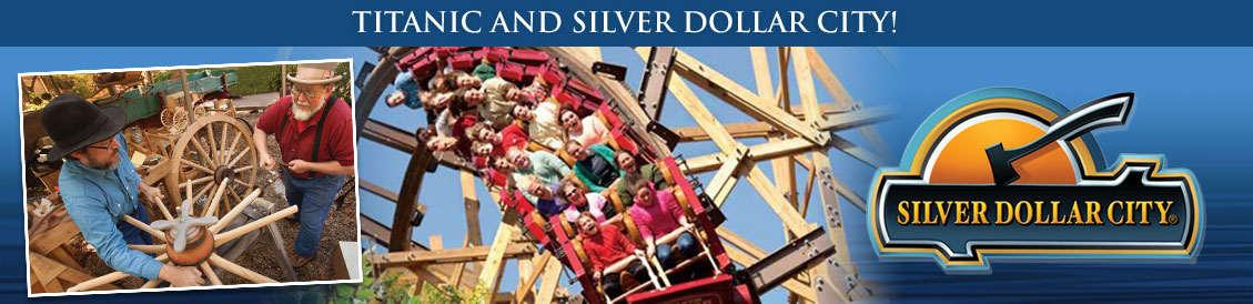 Combine two of Pigeon Forge, Tennessee’s hottest attractions with Dollywood and Titanic Museum Attraction!